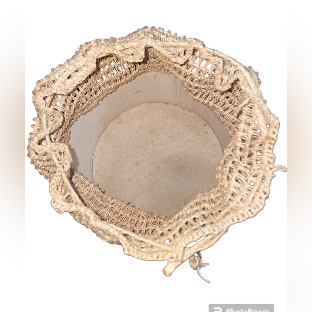 By Simon Made in Japan Cinch Top Woven Natural Fiber Basket - Picture 5 of 9